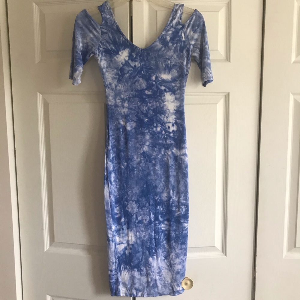 Maternity Tie Dye Stretchy Dress
